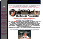 Desktop Screenshot of hudsonshuskies.com